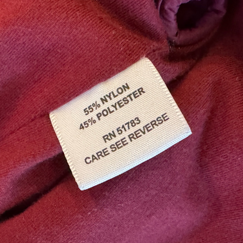 Maurices Raspberry Burgundy Hooded Vest w/ Embroidery Detail- size M - Picture 9 of 16